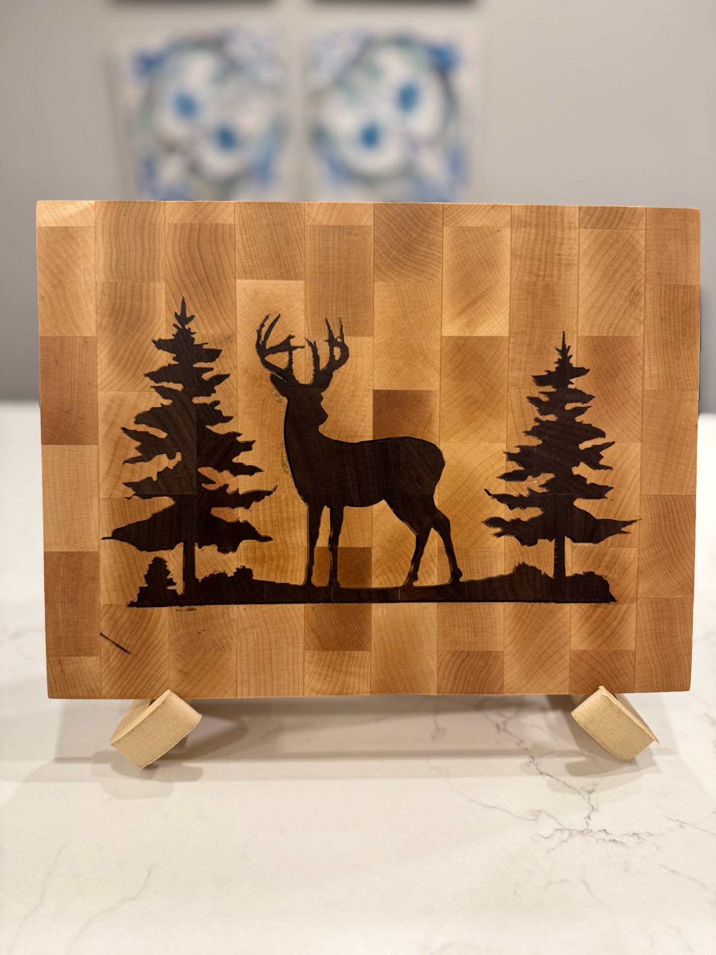 Deer End Grain Cutting Board
